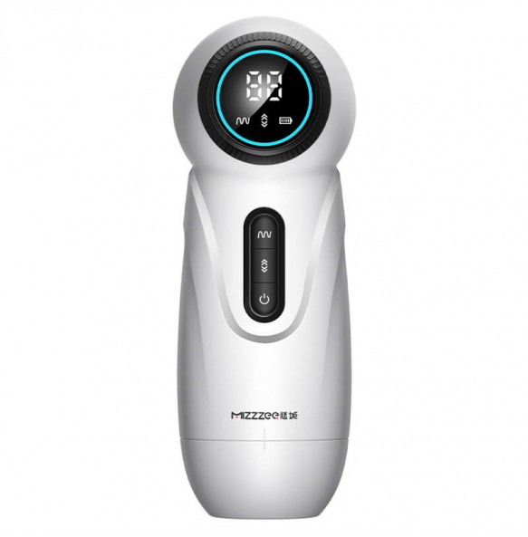 MizzZee - Space Thursting Heated Vibration Masturbator (Chargeable - White)